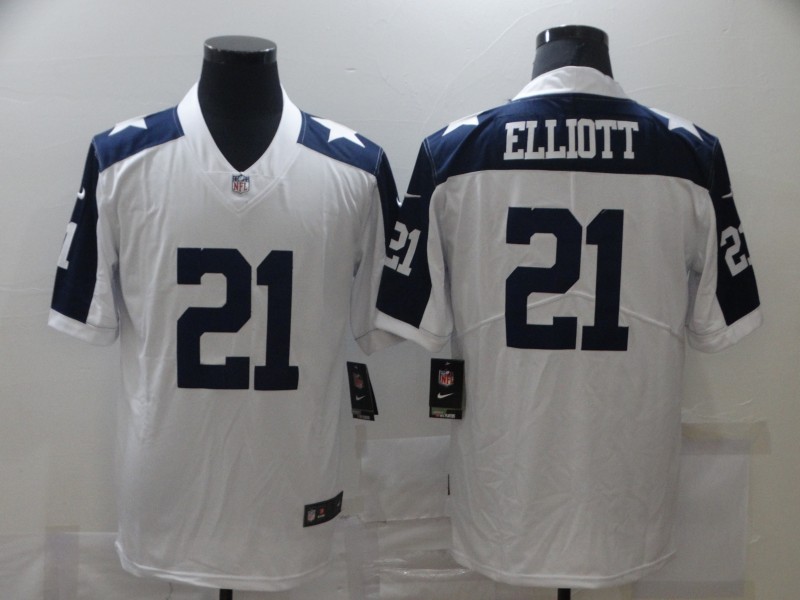 Men Dallas cowboys #21 Elliott White Nike Limited Vapor Untouchable NFL Jerseys->miami dolphins->NFL Jersey
